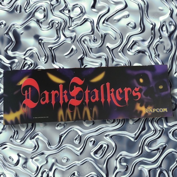 Capcom Dark Stalkers Arcade Video Game Marquee Sign Art Decor